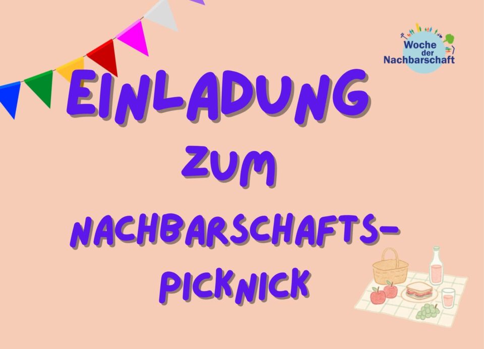 Einladung zum Nachbarschaftspicknick