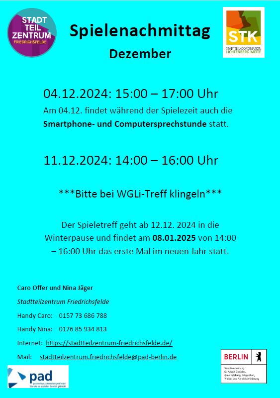 2024 11 28 Spielenachmittag Dezember