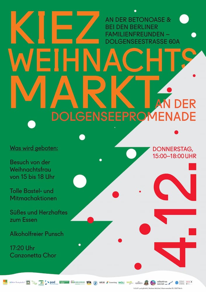 Kiezweihnachtsmarkt am 04.12.2025 von 15 - 18 uhr