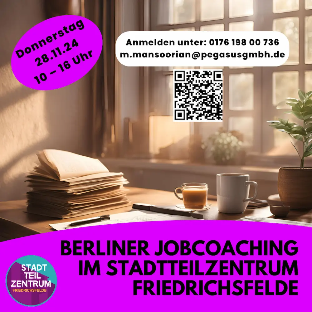 Berliner Jobcoach 28.11. Im Stz