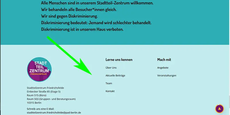 Screenshot 7 fuß zeile