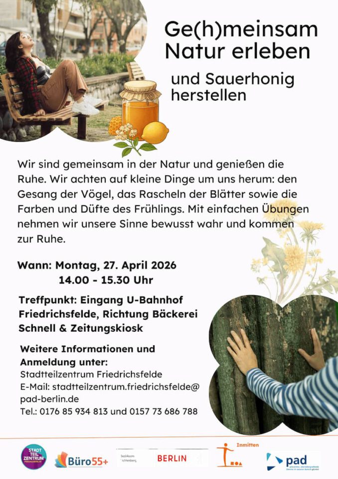 Spaziergang und Sauerhonig herstellen am 27.4.2026