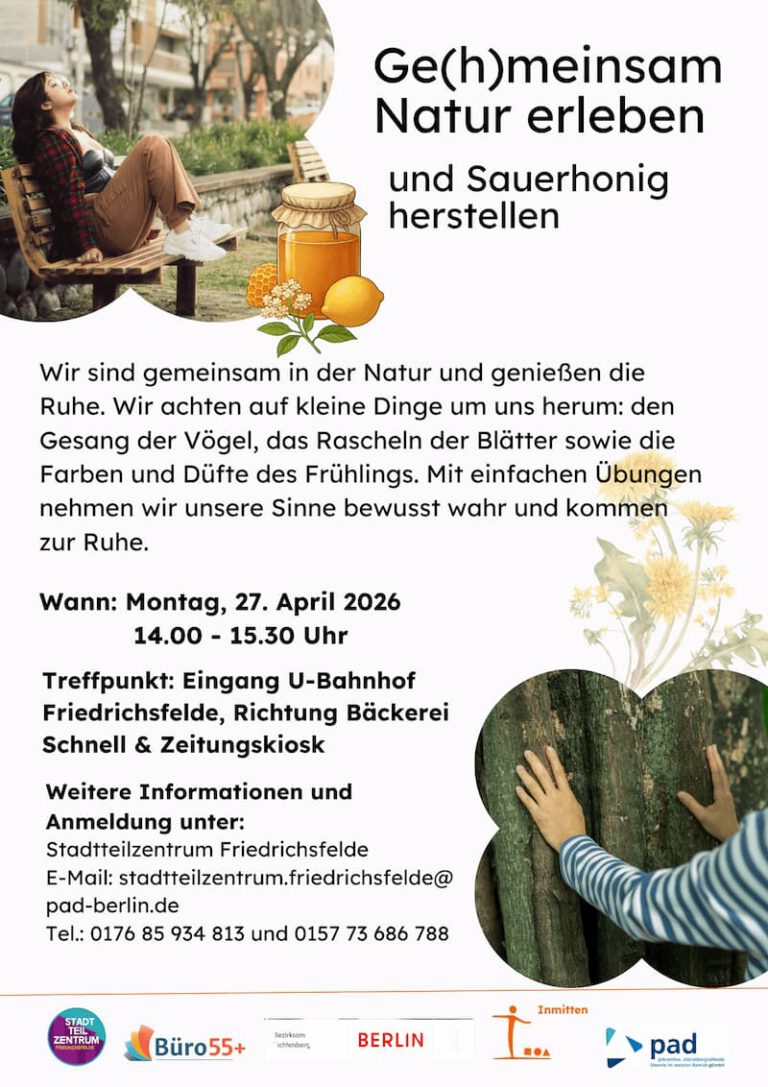 Spaziergang und Sauerhonig herstellen am 27.4.2026