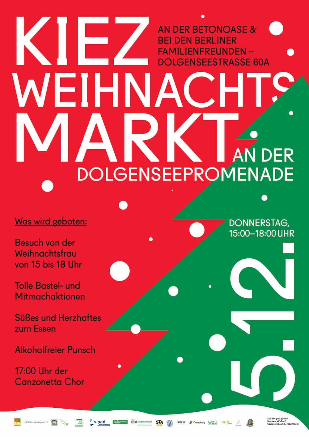 Weihnachsmarkt 2024 Plakat